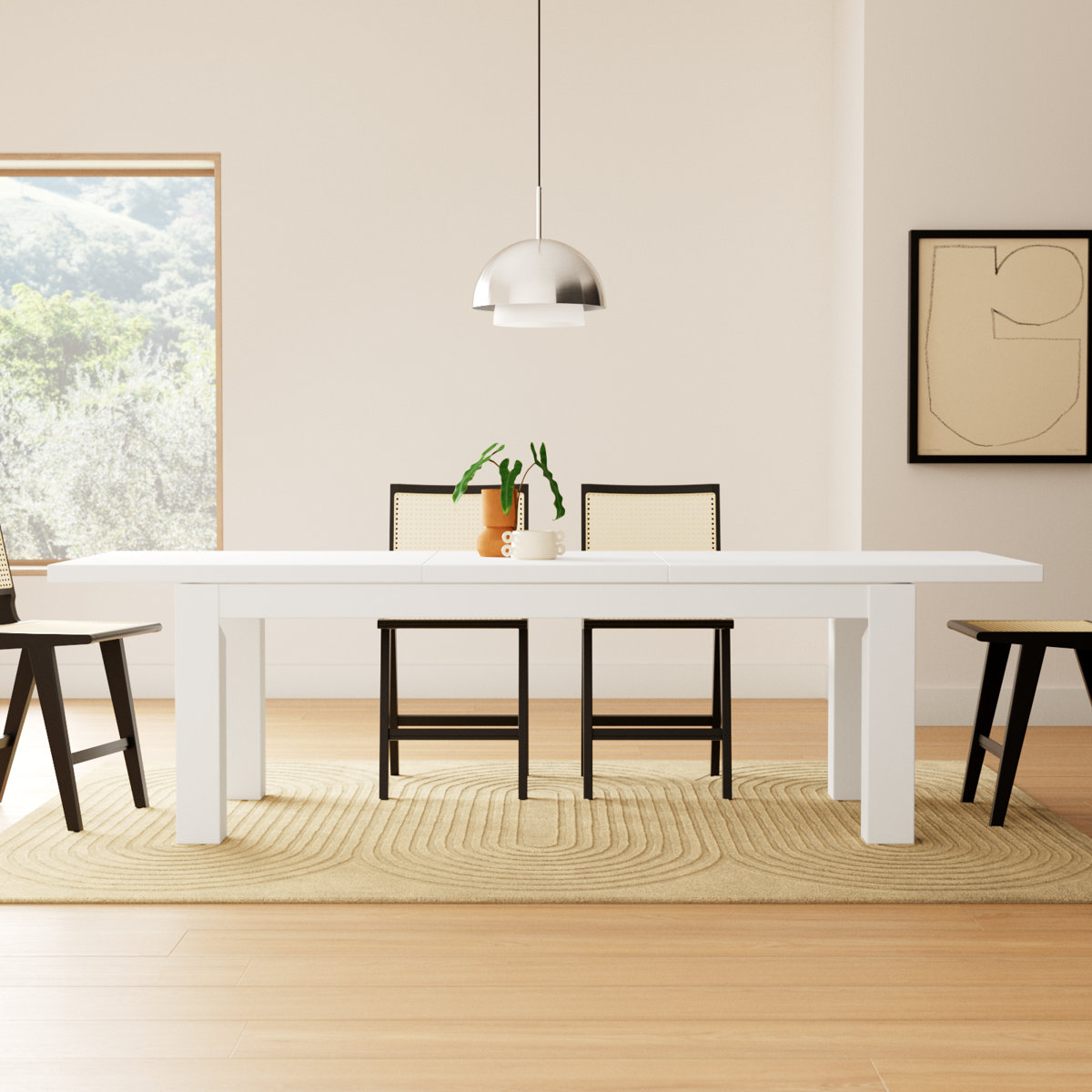 AllModern Carson 80" Extendable Dining Table | AllModern